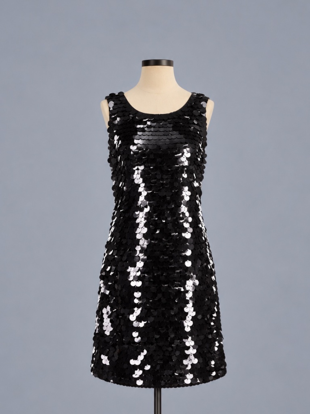 Banana Republic Black Sequin Sleeveless Cocktail Dress Size 0